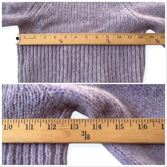 ROTATE BIRGER CHRISTENSEN Rosemary Wool Cardigan With Buttons‎ In Purple - Picture 14 of 16
